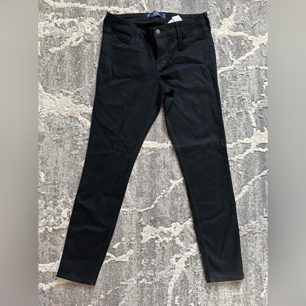 Hollister black midrise jeans